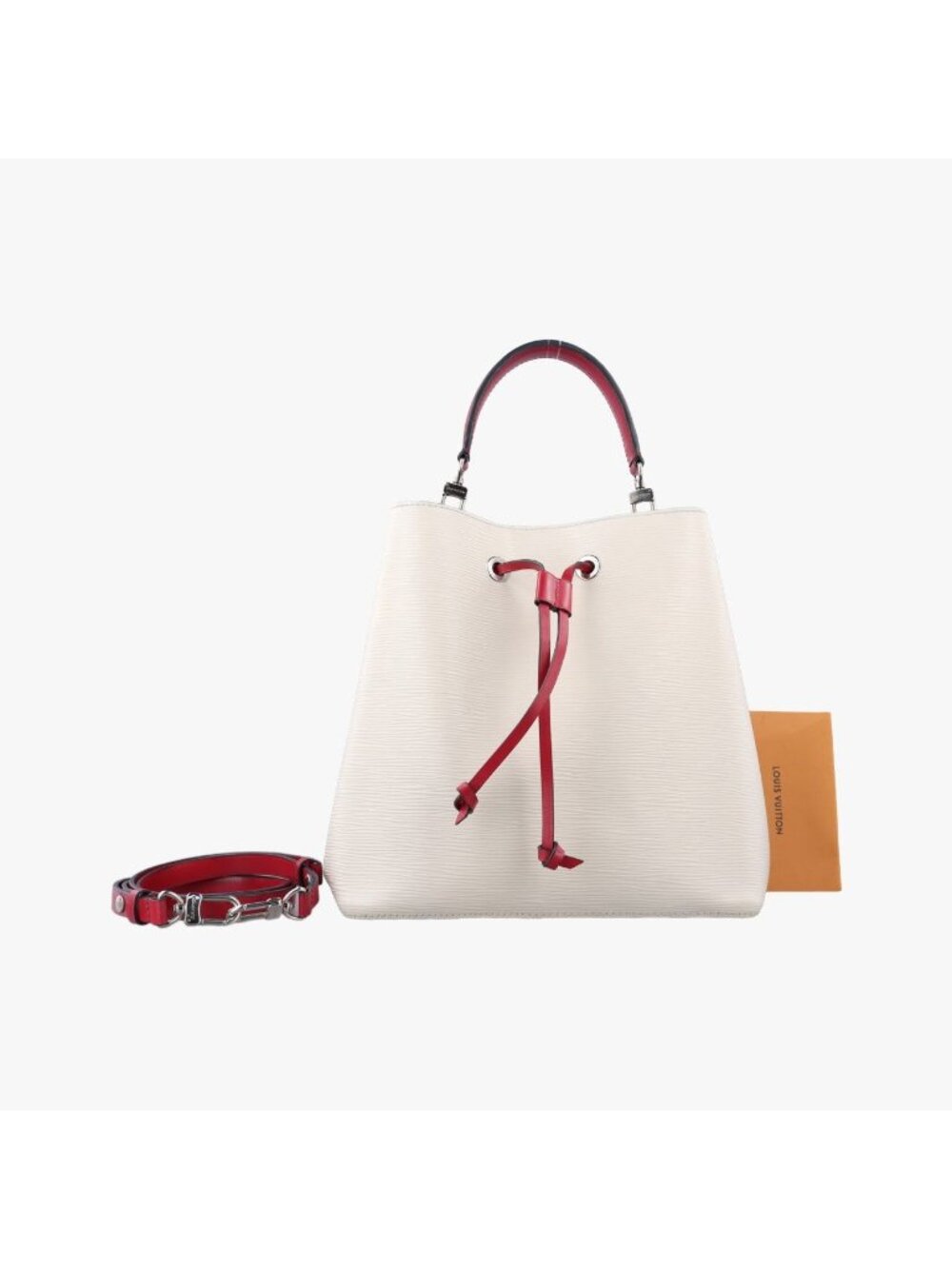 Louis Vuitton Neo Noe Red White Black Epi Bucket Bag
